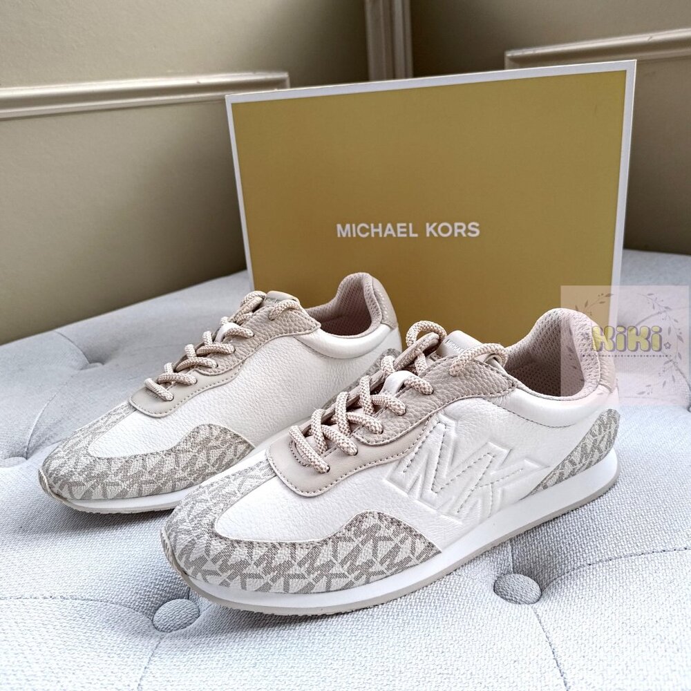 Michael Kors Essex Mixed-Media Trainer - Picture 4 of 12